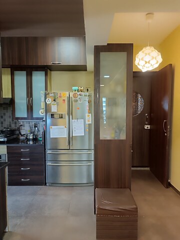 Living Room in 3 BHK Apartment at One Hiranandani Park, Ghodbunder Road – for Sale