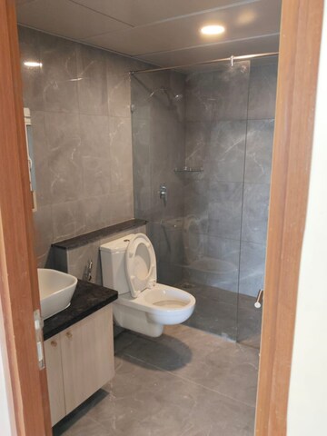 Bathroom in 4 BHK Apartment at Prestige Waterford, Whitefield – for Rent