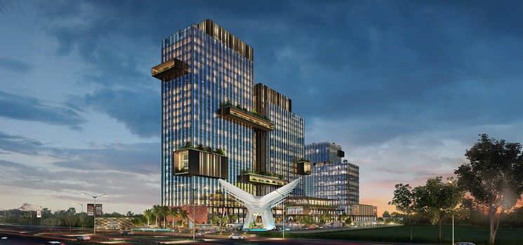 Exterior View, gygy-mentis Commercial Office Space 1467 Sq.Ft. In Sector 140 Noida Noida 8996733