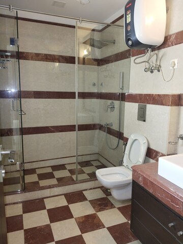 Bathroom in 4 BHK Apartment at Boutique Residential Apartments E-3 6, Vasant Vihar – for Rent