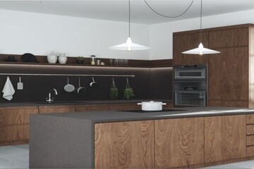 Kitchen in 3 BHK Builder Floor at Ashray Jaswanti Jewel, Kandivali West – for Sale