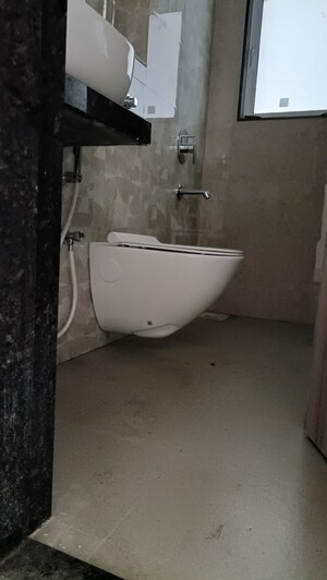 Bathroom in 2 BHK Apartment at Ashar Axis, Majiwada – for Sale