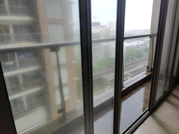 Balcony in 3 BHK Apartment at Adani Western Heights Sky Apartments, Andheri West – for Rent