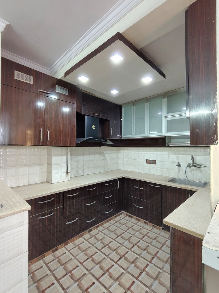Kitchen, rwa-federation 1 Bedroom 600 Sq.Ft. Builder Floor In Vaishali Sector 5 Ghaziabad 8997040