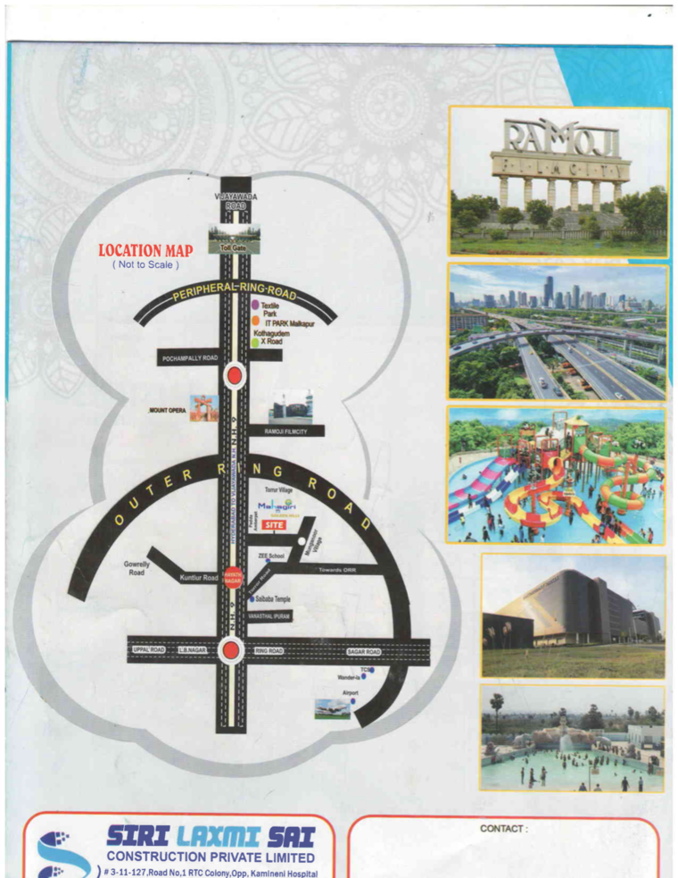 Map Location, mahagiri-golden-hills  150 Sq.Yd. Plot In Munganoor Hyderabad 8997070