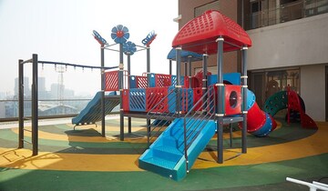 Gym in 3 BHK Apartment at Adani Western Heights Sky Apartments, Andheri West – for Rent