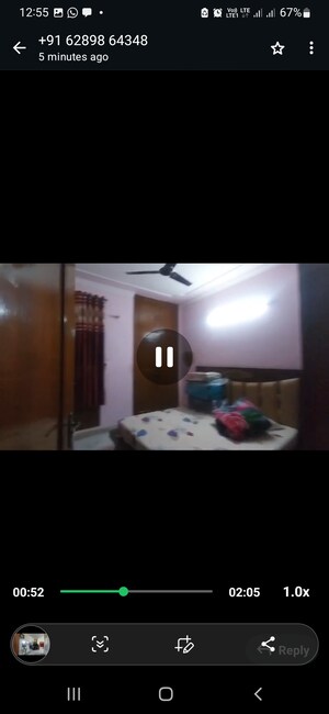 Bedroom in 3 BHK Builder Floor at Hari Nagar – for Sale