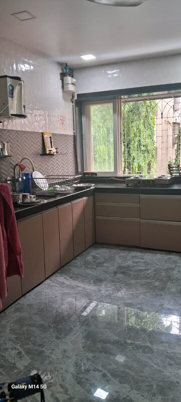 Kitchen in 3 BHK Apartment at Ruby CHS Borivali, Ic Colony – for Rent