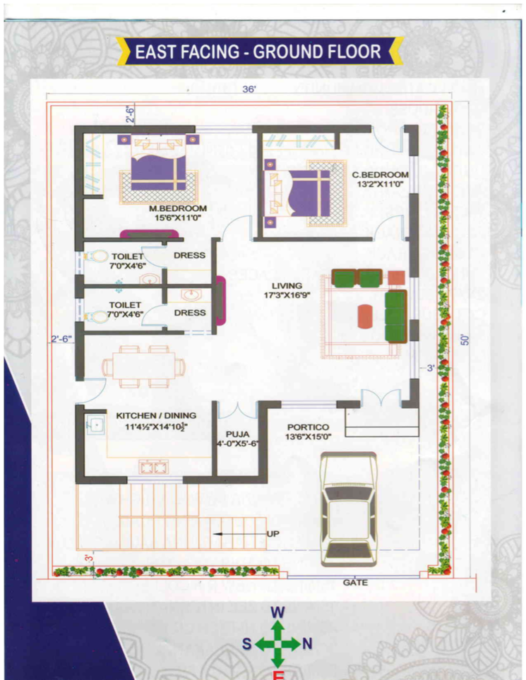 Floor Plan, mahagiri-golden-hills  150 Sq.Yd. Plot In Munganoor Hyderabad 8997092