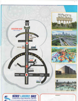  Plot – Map Location View at Mahagiri Golden Hills, Munganoor - for Sale