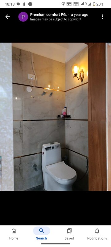 Bathroom in Studio Apartment at Central Govt Employees RWA, Sadiq Nagar – for Rent