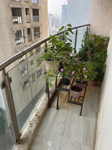 Balcony in 3 BHK Apartment at Seven Bungalow, Andheri West – for Rent