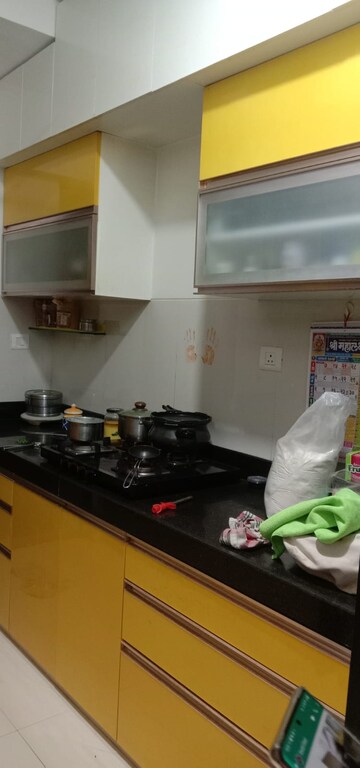 Kitchen in 1.5 BHK Apartment at Lodha Splendora, Ghodbunder Road – for Rent
