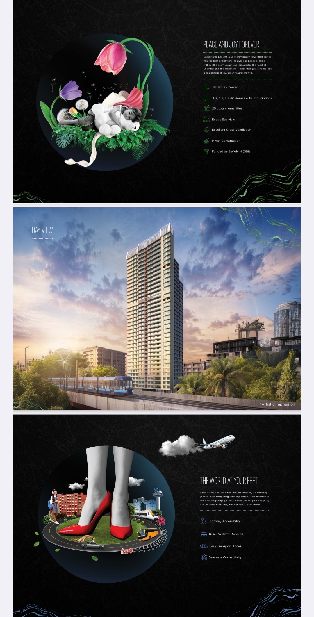 2.5 BHK + Pooja Room 800 Sq.Ft. Builder Floor in Sky Annex