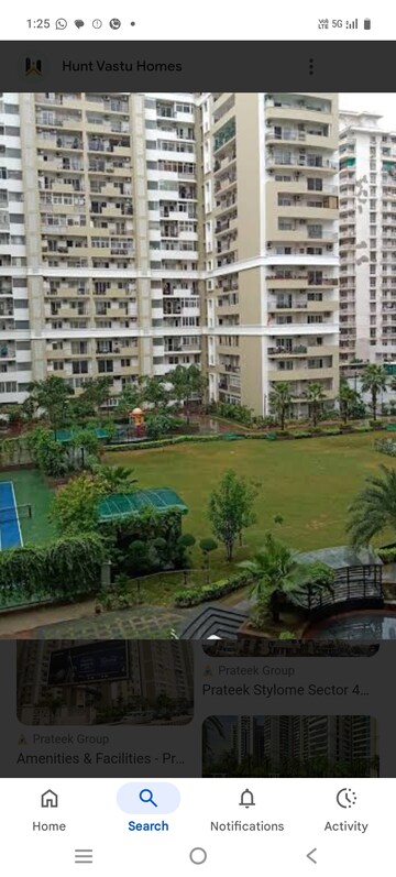 3 BHK Apartment For Sale in Prateek Stylome, Sector 45