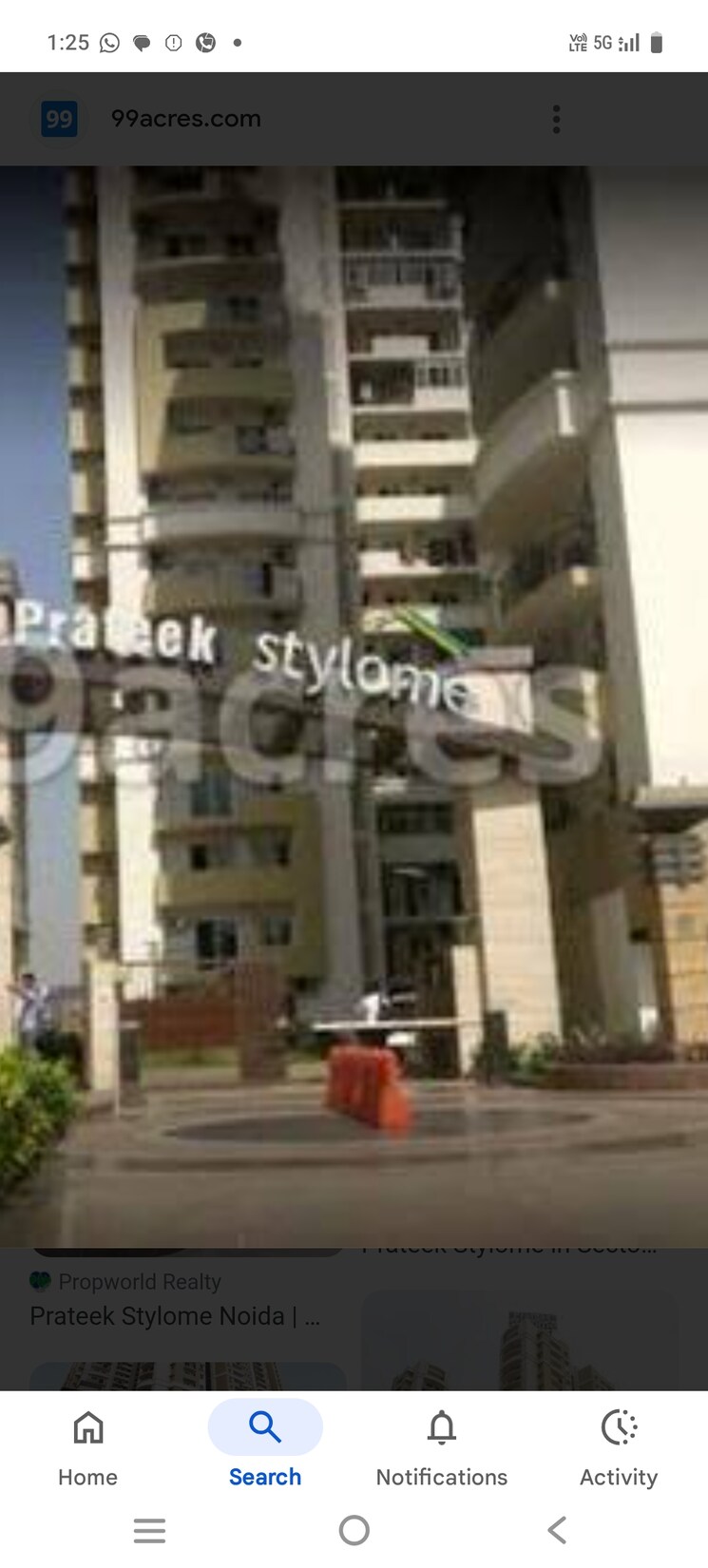 Exterior View, prateek-stylome 3 Bedroom 1845 Sq.Ft. Apartment In Sector 45 Noida 8997185