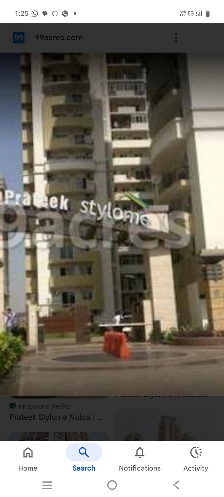 Exterior View, prateek-stylome 3 Bedroom 1845 Sq.Ft. Apartment In Sector 45 Noida 8997185
