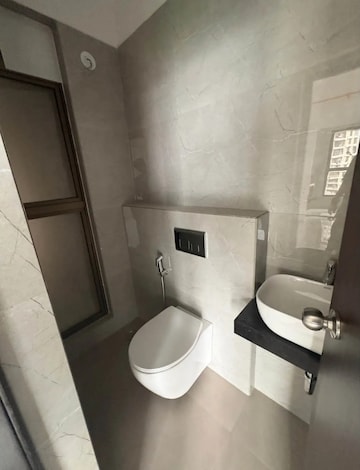 Bathroom in 1 BHK Apartment at Raymond Ten X Habitat, Pokhran Road No Two – for Rent
