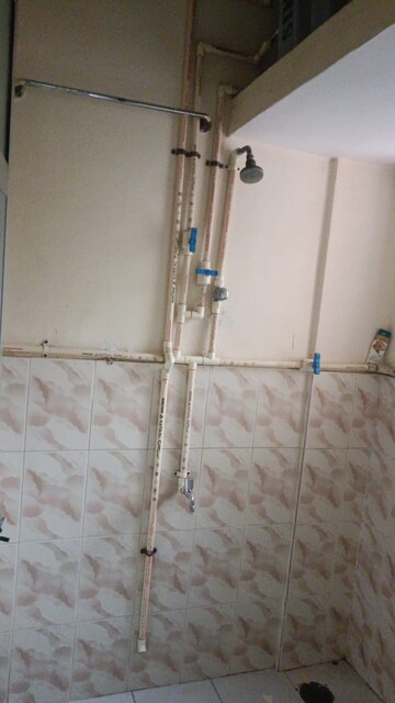 Bathroom in 1 BHK Apartment at Vijay Park, Kasarvadavali – for Rent