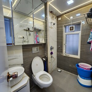 Bathroom in 2 BHK Apartment at N Rose Northern Heights, Maratha Colony – for Sale