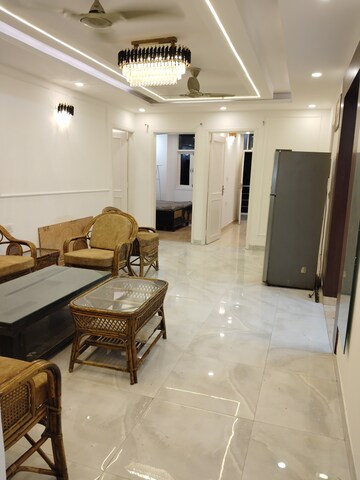 Living Room in 3 BHK Apartment at Panchsheel Vihar – for Rent
