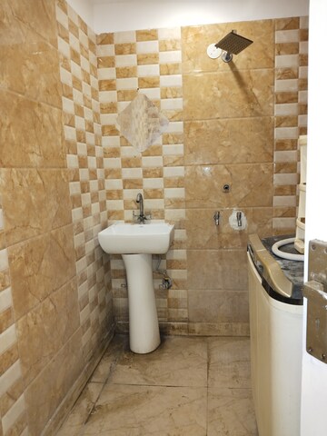 Bathroom in 3 BHK Apartment at Panchsheel Vihar – for Rent
