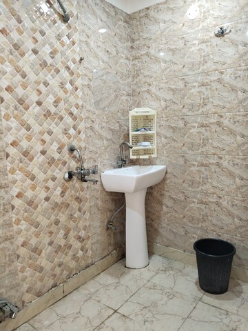 Bathroom in 3 BHK Apartment at Panchsheel Vihar – for Rent