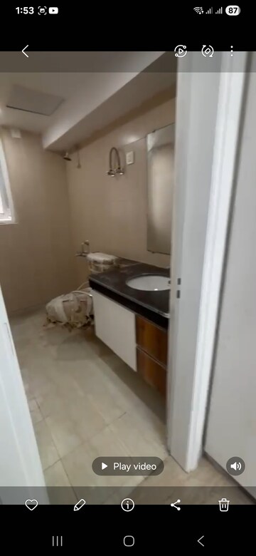 Bathroom in 3 BHK Apartment at 3C Lotus Boulevard, Sector 100 – for Rent