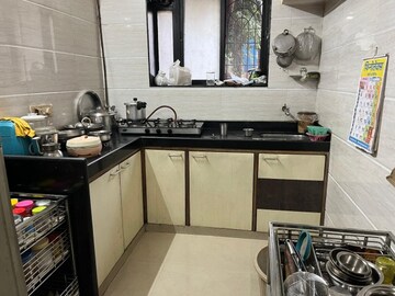 Kitchen in 1 BHK Apartment at Mahadev Apartment Koparkhairane, Kopar Khairane – for Rent