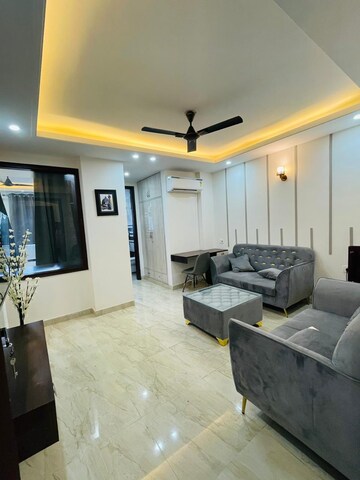 Living Room in 3 BHK Apartment at Roots Courtyard, Sector 48 – for Rent