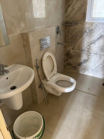 Bathroom in 3 BHK Apartment at Omaxe The Palace, Gomti Nagar – for Rent