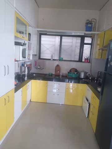 Kitchen in 3 BHK Apartment at Woodland Avenue, Kothrud – for Rent