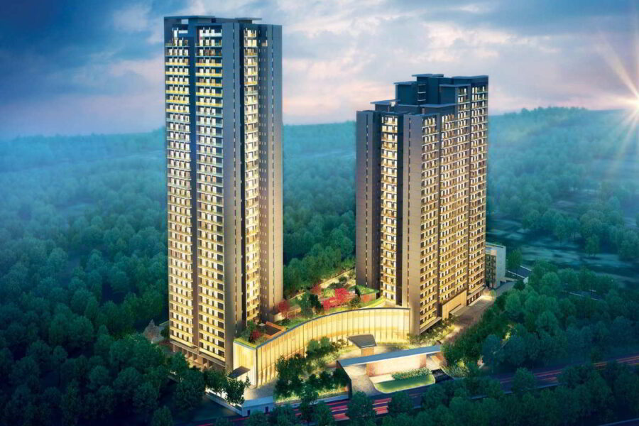 1.5 BHK 944 Sq.Ft. Apartment in Krisumi Waterfall Suites