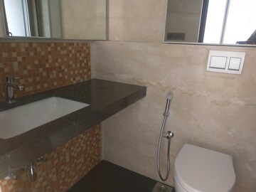 Bathroom in 2 BHK Apartment at Lodha Parkside, Worli – for Rent