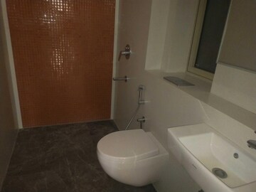 Bathroom in 2 BHK Apartment at Lodha Parkside, Worli – for Rent