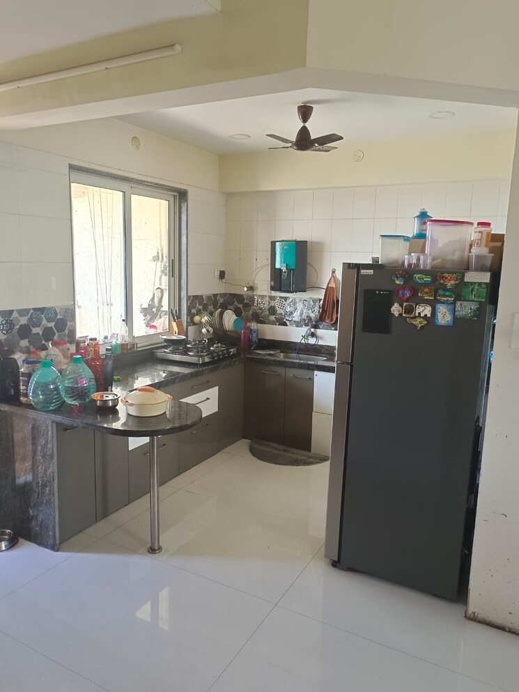 Kitchen, oval-apartments 4 Bedroom 1700 Sq.Ft. Apartment In Kharghar Navi Mumbai 8997774