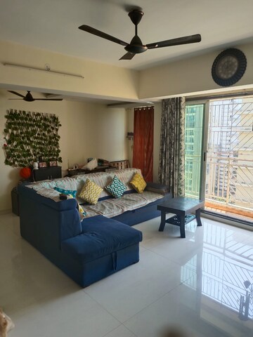 Living Room in 4 BHK Apartment at Oval Apartments, Kharghar – for Rent