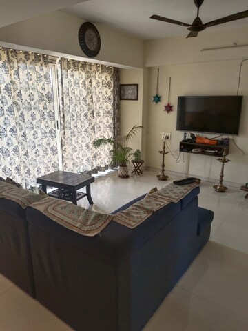 Living Room in 4 BHK Apartment at Oval Apartments, Kharghar – for Rent