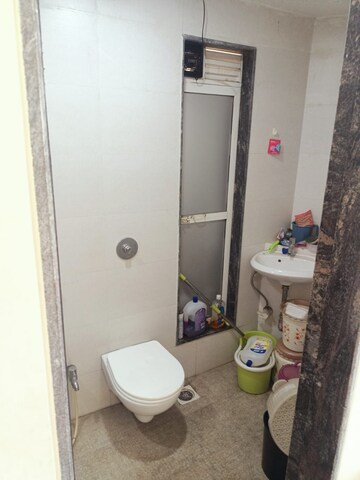 Bathroom in 4 BHK Apartment at Oval Apartments, Kharghar – for Rent