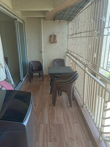 Balcony in 4 BHK Apartment at Oval Apartments, Kharghar – for Rent