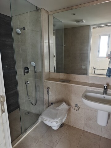 Bathroom in  Office Space at Panchshil Soho, Kharadi – for Rent
