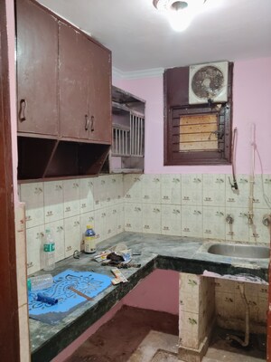 Kitchen in 2 BHK Builder Floor at Rattan Apartment, Khanpur – for Sale