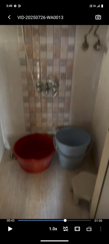 Bathroom in 1 BHK Apartment at Sumitra CHS Nalasopara, Nalasopara East – for Rent