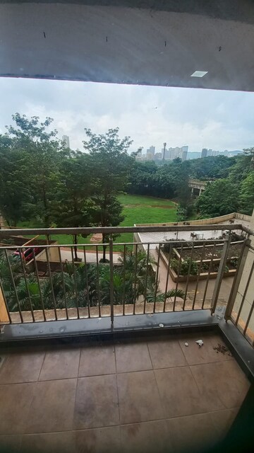 Balcony in 3 BHK Apartment at One Hiranandani Park, Ghodbunder Road – for Rent