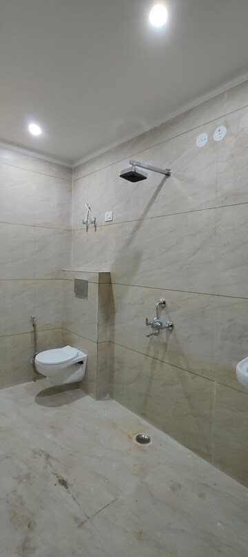 Attached Bathroom in 3 BHK Builder Floor at Chattarpur – for Rent