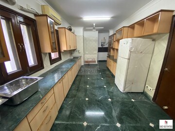 Kitchen in 4 BHK Builder Floor at New Friends Colony – for Rent