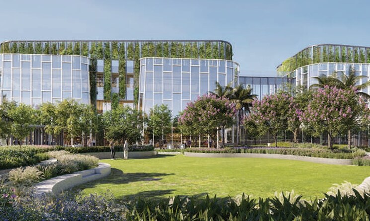 Garden, indiabulls-estate-and-club 3.5 Bedroom 2570 Sq.Ft. Apartment In Sector 104 Gurgaon 8998093