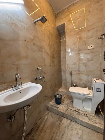 Bathroom in 2 BHK Builder Floor at Neb Sarai – for Rent