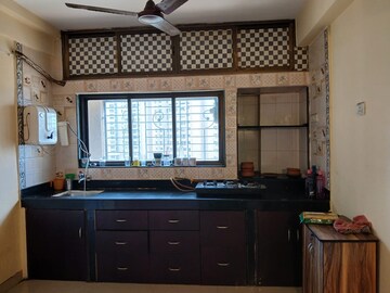 Kitchen in 1 BHK Apartment at Sapphire Lakeside, Powai – for Rent