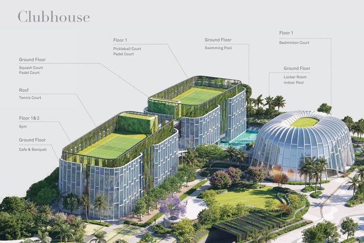 Exterior View, indiabulls-estate-and-club 3.5 Bedroom 3507 Sq.Ft. Apartment In Sector 104 Gurgaon 8998531